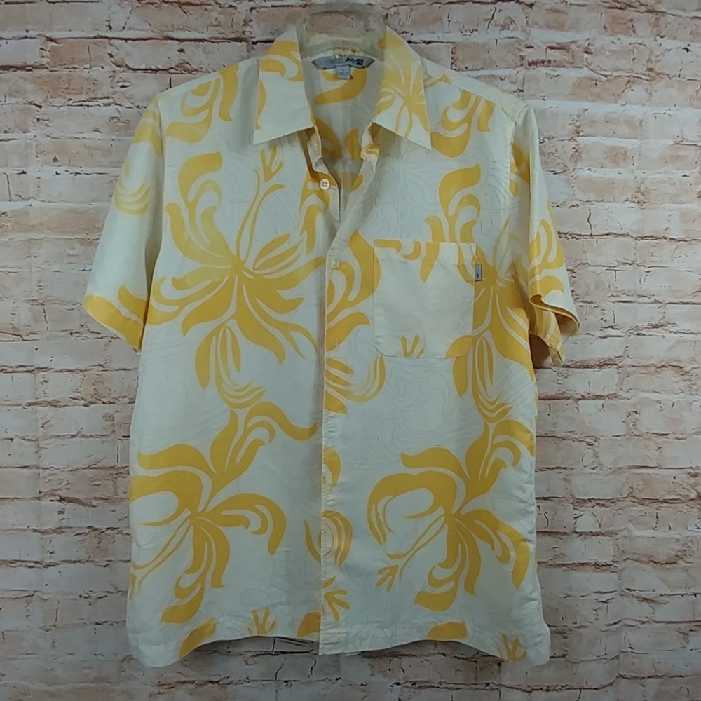 Rusty Hawaiian Yellow floral Straight hem S